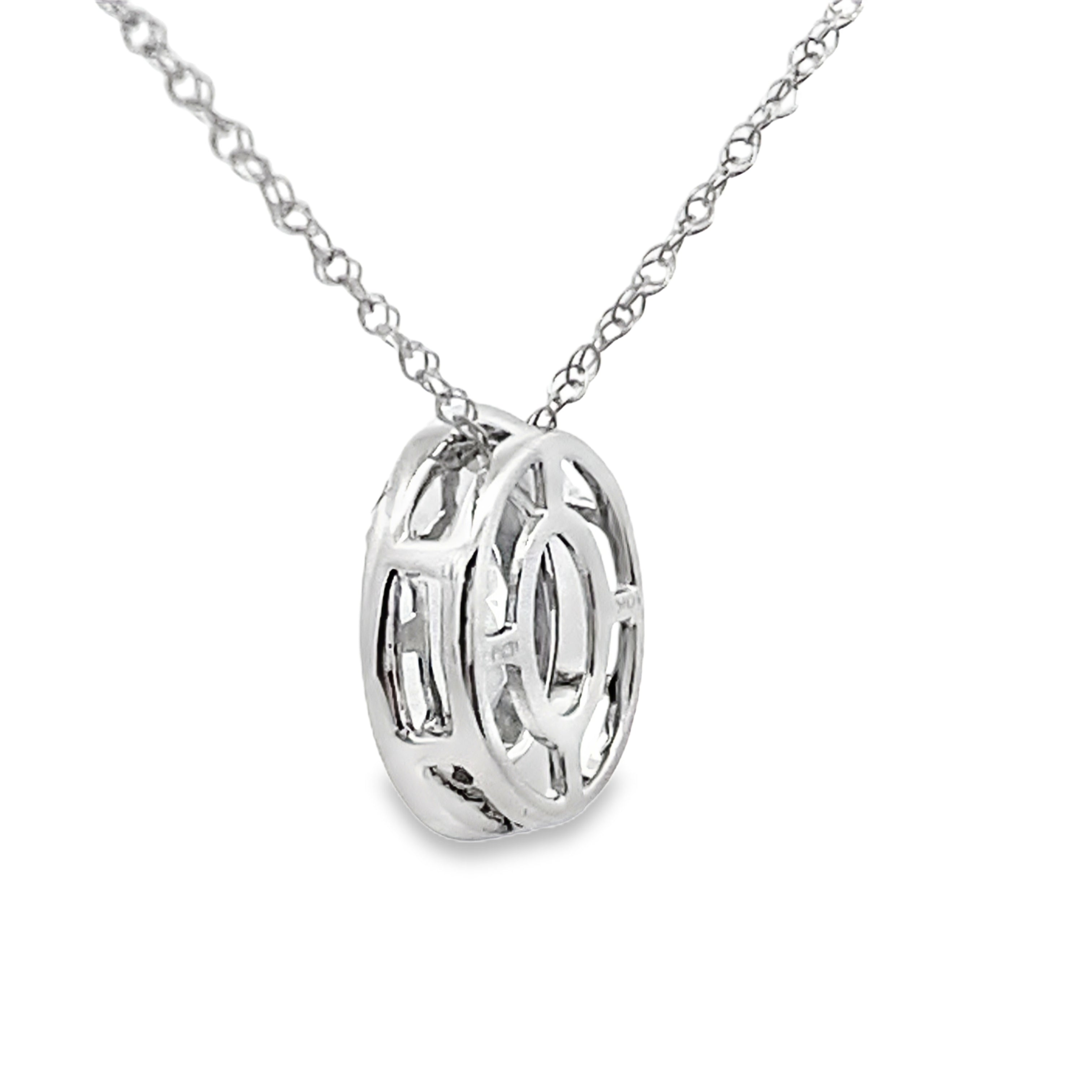 Mystic Fire Topaz Fashion Pendants 10KT White Gold by Bids.com