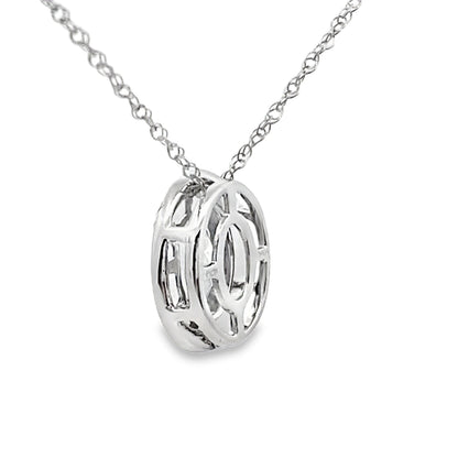 Mystic Fire Topaz Fashion Pendants 10KT White Gold by Bids.com