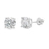 2.00ct Lab Grown Diamond Stud Earrings 14KT White Gold by Bids.com
