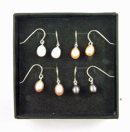 Natural Fresh Water Pearl Jewelry sets Sterling Silver by Bids.com