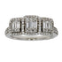 Natural 1.00ct Diamond 3 Stone Ring 14KT White Gold by Bids.com