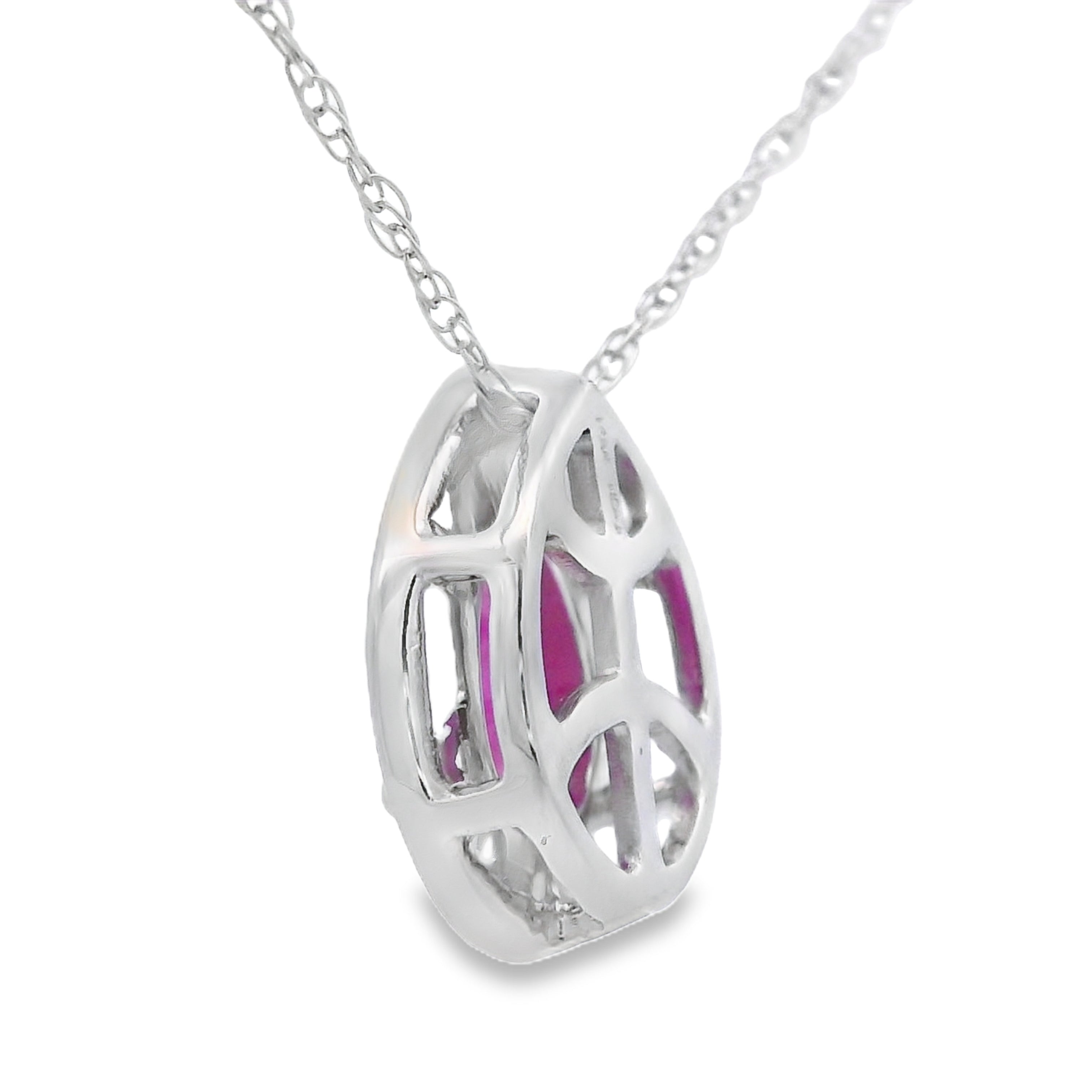 .51ct Ruby Diamond Fashion Pendants 10KT White Gold by Bids.com