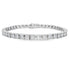 Lab Grown Diamond Tennis Bracelet Sterling Silver by Bids.com
