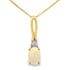 .02ct Opal Diamond Fashion Pendants 10KT Yellow Gold by Bids.com