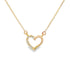 .03ct Diamond Heart Love Pendant 14KT Yellow Gold by Bids.com