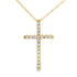 .19ct Diamond Cross Religious Pendant 14KT Yellow Gold by Bids.com