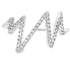 Genuine .15ct Diamond Ring 14KT White Gold by Bids.com