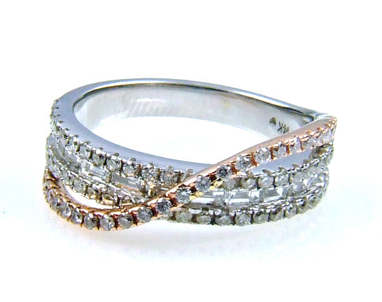 Natural 1.00ct Diamond Ring 14KT White Gold by Bids.com