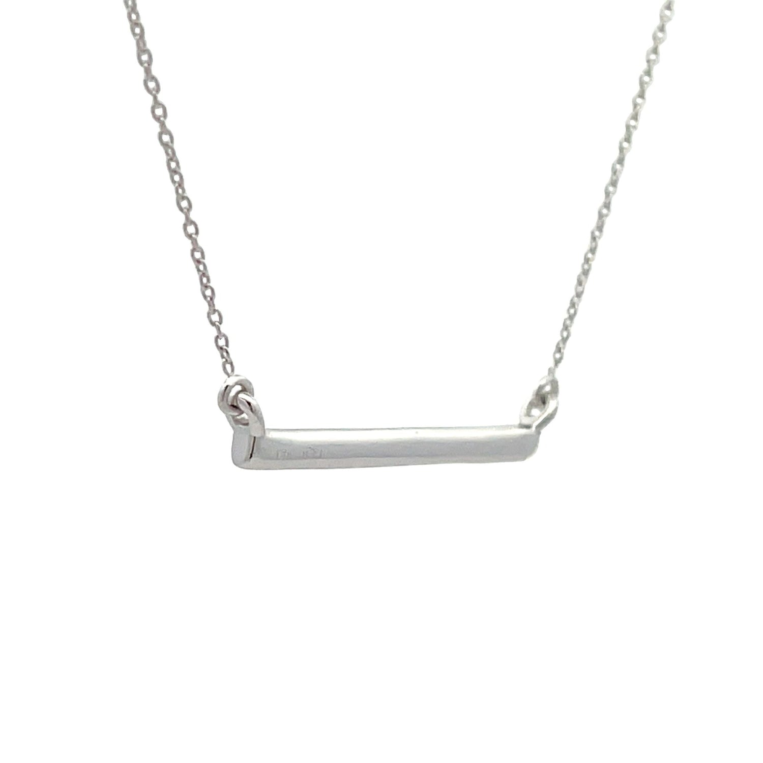 Natural .05ct Diamond Fashion Pendants 14KT White Gold by Bids.com