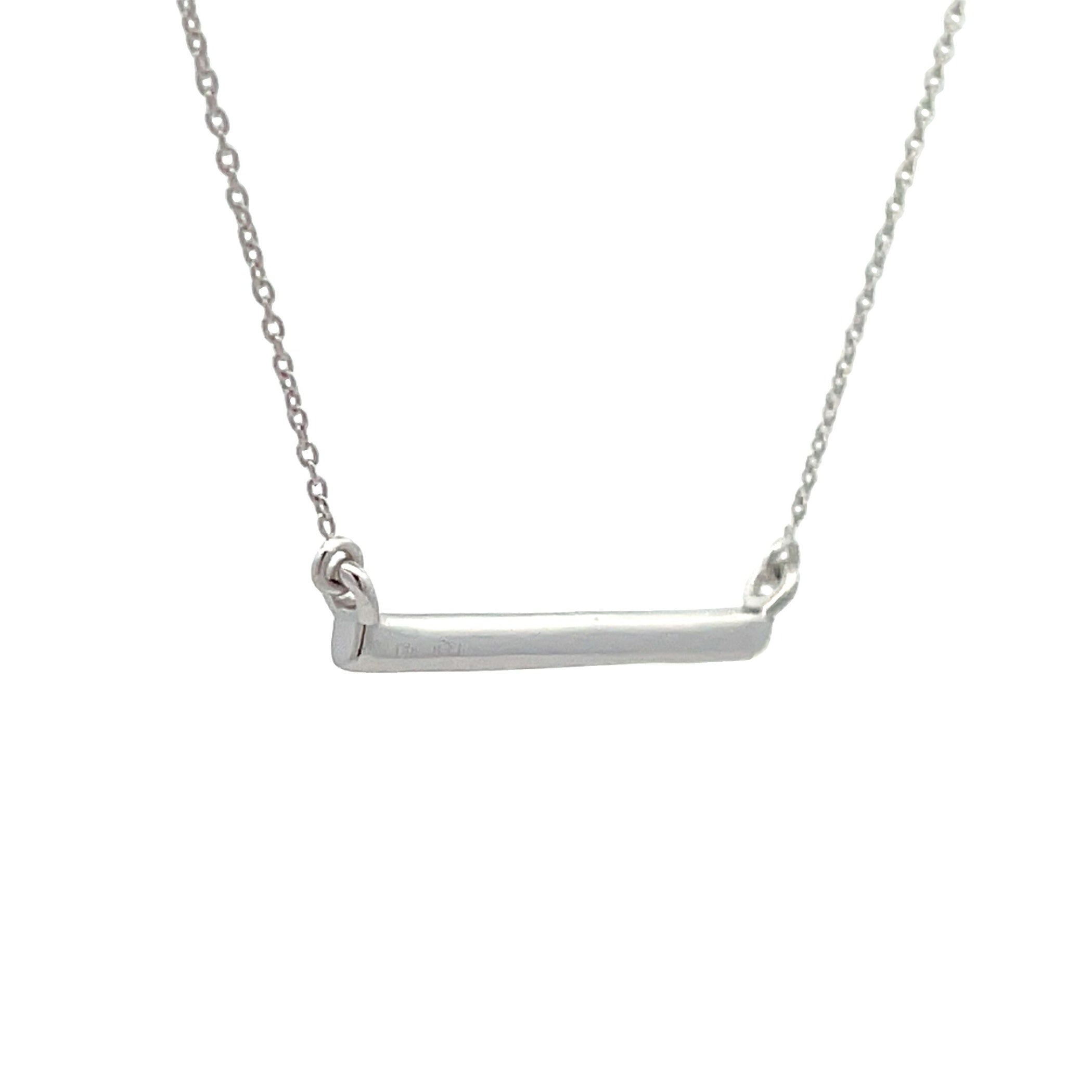 Natural .05ct Diamond Fashion Pendants 14KT White Gold by Bids.com