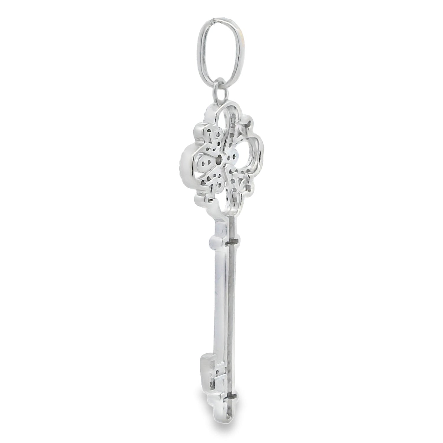 .66ct Moissanite Fashion Pendants Sterling Silver by Bids.com