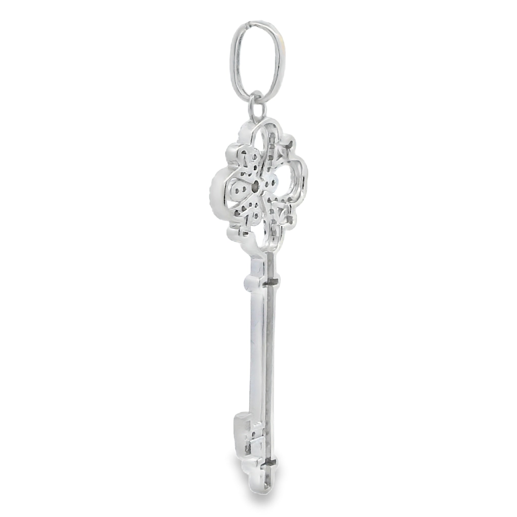 .66ct Moissanite Fashion Pendants Sterling Silver by Bids.com