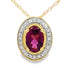 .52ct Garnet Diamond Fashion Pendants 10KT Yellow Gold by Bids.com