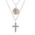 .20ct Diamond Cross Religious Pendant Sterling Silver by Bids.com