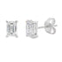1.00ct Lab Grown Diamond Stud Earrings Sterling Silver by Bids.com