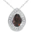 .39ct Quartz Diamond Fashion Pendants 10KT White Gold by Bids.com