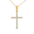 .13ct Diamond Cross Religious Pendant 14KT Yellow Gold by Bids.com