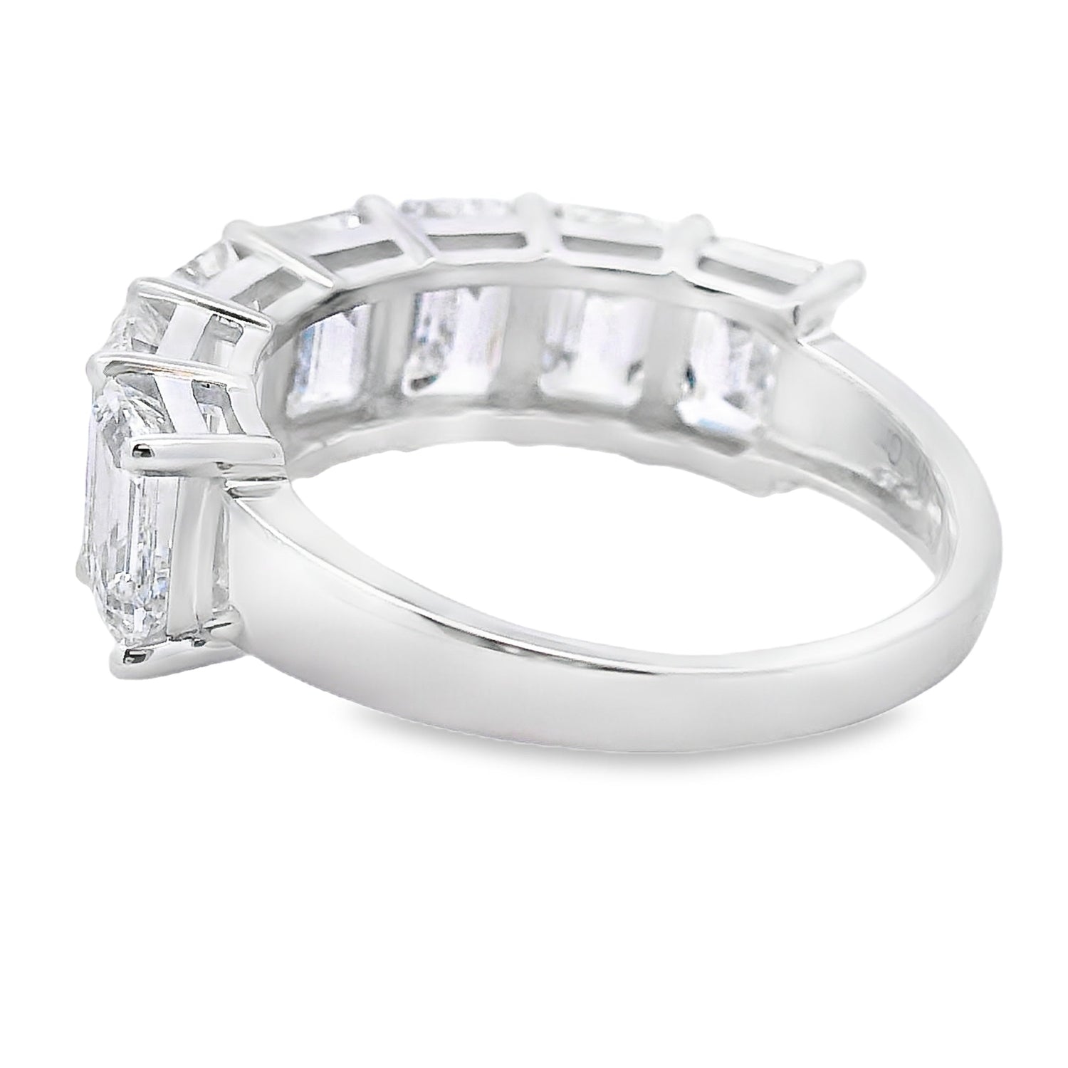 Lab Grown Diamond Fashion band rings 14KT White Gold by Bids.com
