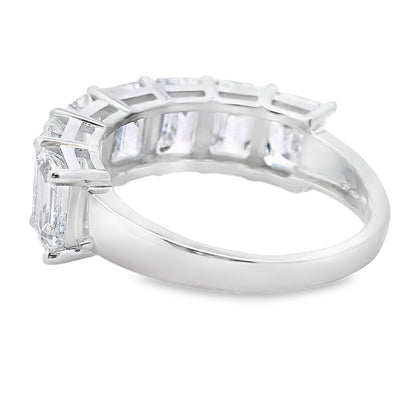 Lab Grown Diamond Fashion band rings 14KT White Gold by Bids.com