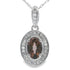 .42ct Quartz Diamond Fashion Pendants 10KT White Gold by Bids.com