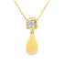 Natural .04ct Diamond Fashion Pendants 10KT Yellow Gold by Bids.com