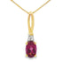 Rhodolite Garnet Fashion Pendants 10KT Yellow Gold by Bids.com