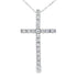 .33ct Diamond Cross Religious Pendant 14KT White Gold by Bids.com
