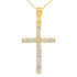 .45ct Diamond Cross Religious Pendant 14KT Yellow Gold by Bids.com
