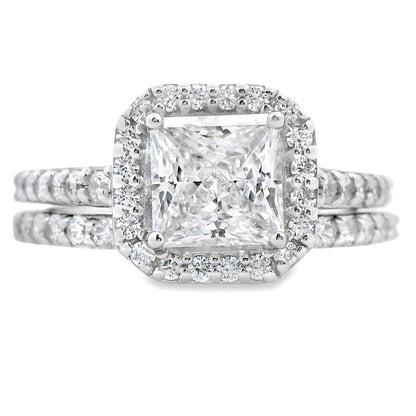 Natural Cubic Zirconia CZ SS Bridal Sterling Silver by Bids.com