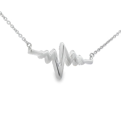 Genuine .17ct Diamond Fashion Pendants Sterling Silver by Bids.com