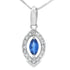 .27ct Sapphire Diamond Fashion Pendants 10KT White Gold by Bids.com