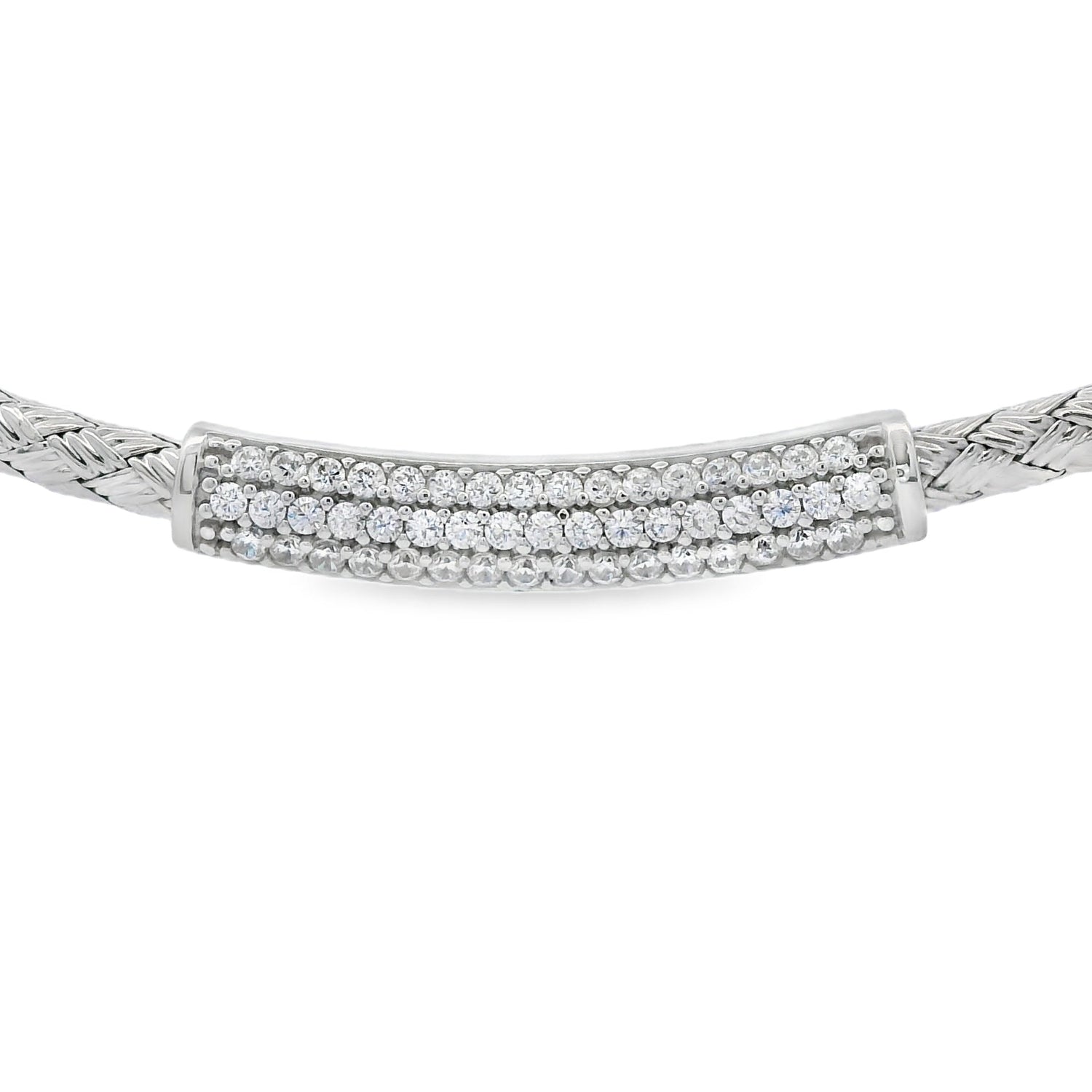 Cubic Zirconium Fashion Pendants Sterling Silver 