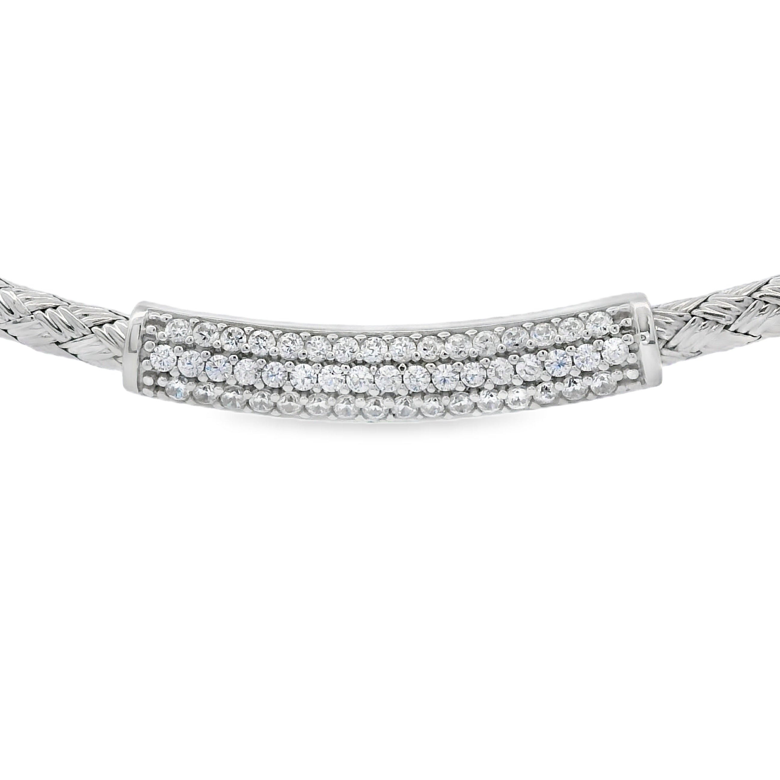 Cubic Zirconium Fashion Pendants Sterling Silver 
