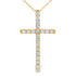 .33ct Diamond Cross Religious Pendant 14KT Yellow Gold by Bids.com