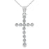 .12ct Diamond Cross Religious Pendant 14KT White Gold by Bids.com