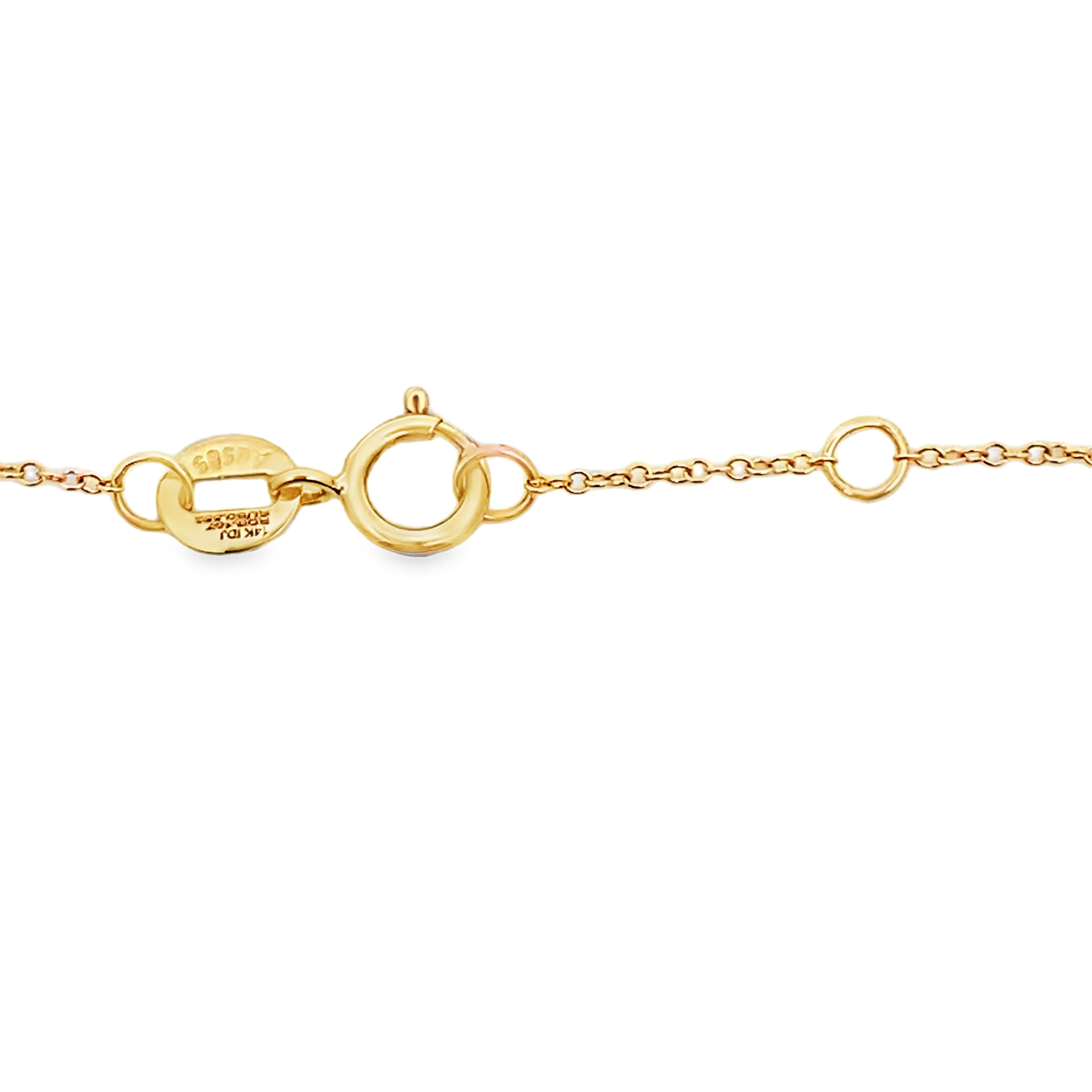 .74ct Sapphire Diamond Bracelet 14KT Yellow Gold by Bids.com