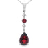 2.25ct Garnet Diamond Fashion Pendants 14KT White Gold by Bids.com