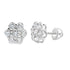 1.87ct Lab Grown Diamond Earrings Sterling Silver by Bids.com
