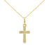 .05ct Diamond Cross Religious Pendant 14KT Yellow Gold by Bids.com