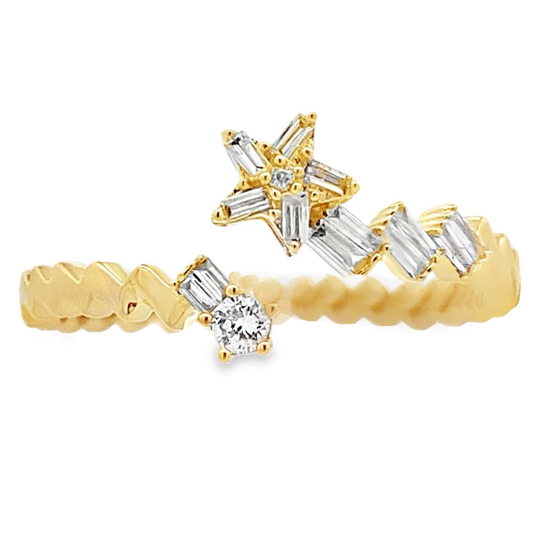 Genuine .17ct Diamond Ring 14KT Yellow Gold by Bids.com