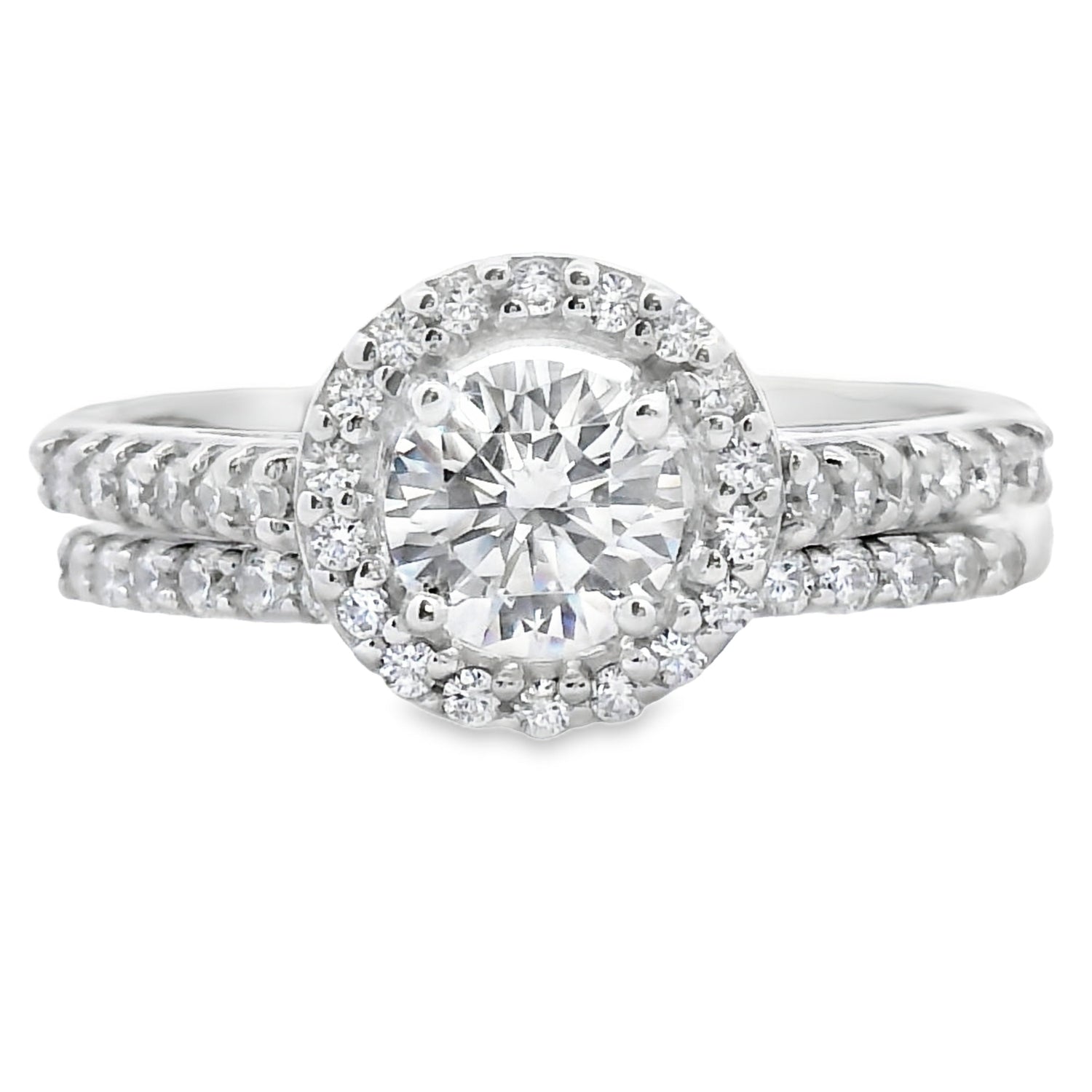 Natural Cubic Zirconia CZ SS Bridal Sterling Silver by Bids.com