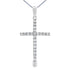 .21ct Diamond Cross Religious Pendant 14KT White Gold by Bids.com