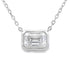 Natural .85ct Moissanite Pendant Sterling Silver by Bids.com