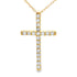 .24ct Diamond Cross Religious Pendant 14KT Yellow Gold by Bids.com