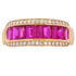 Genuine 1.10ct Ruby Diamond Ring 10KT Yellow Gold by Bids.com
