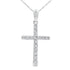 .30ct Diamond Cross Religious Pendant 14KT White Gold by Bids.com