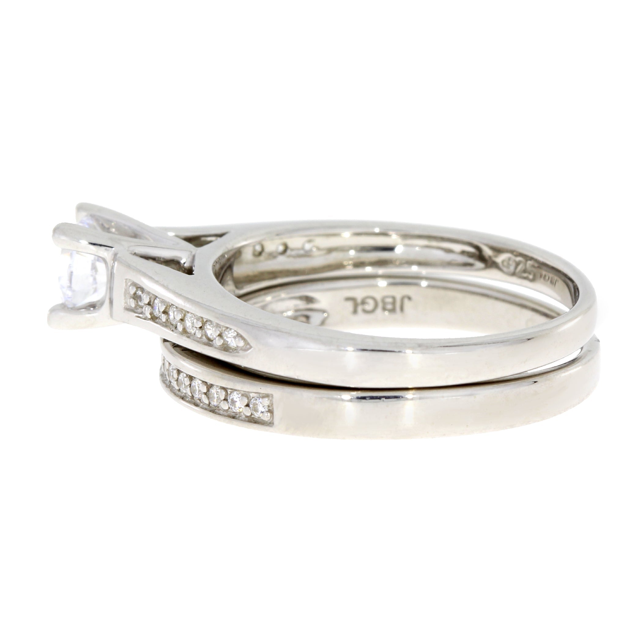 Genuine Cubic Zirconia CZ SS Bridal Sterling Silver by Bids.com