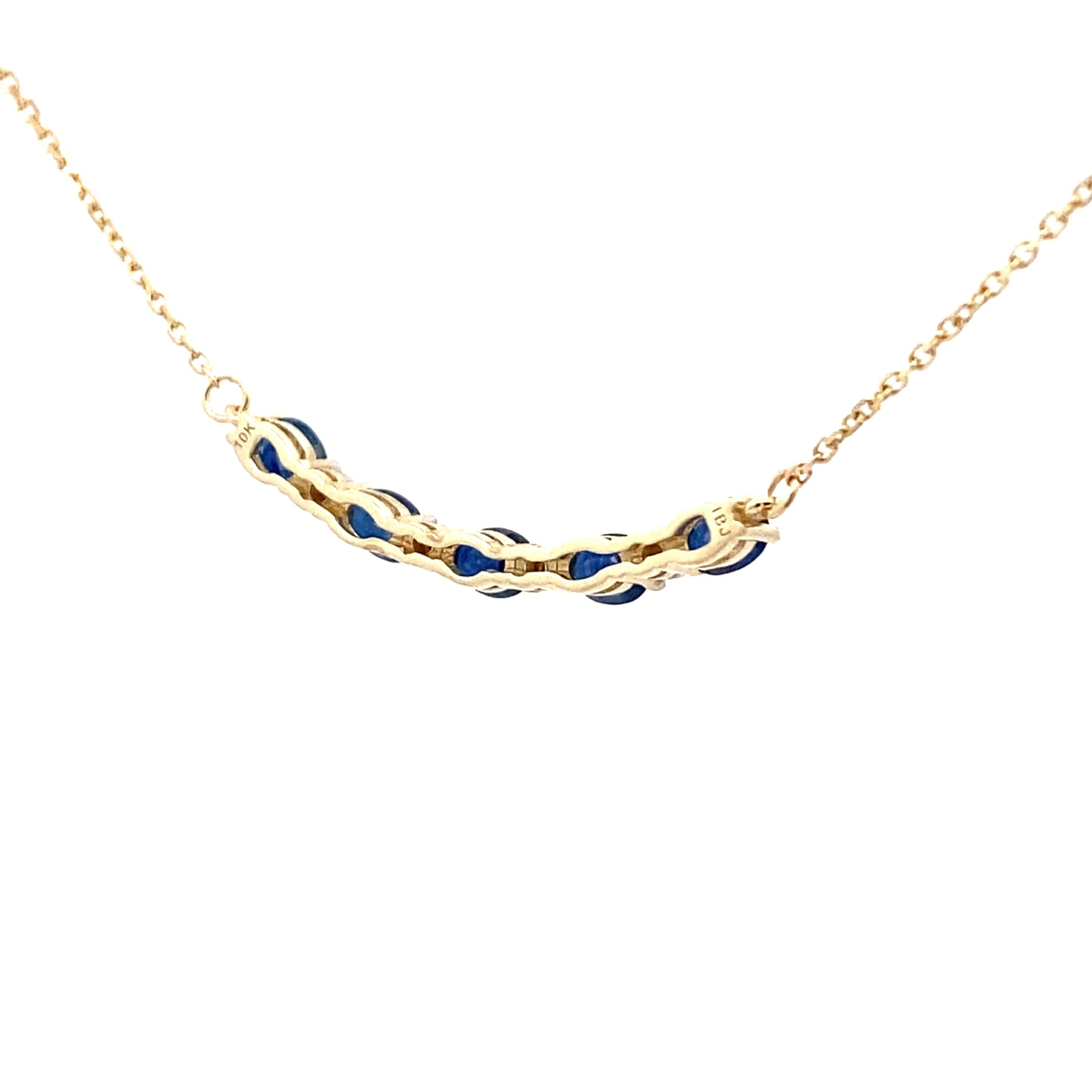 Sapphire Diamond Fashion Pendants 10KT Yellow Gold by Bids.com