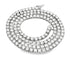 15.14ct Moissanite Tennis Necklace Sterling Silver by Bids.com