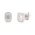 Natural .85ct Moissanite Stud Earrings Sterling Silver by Bids.com